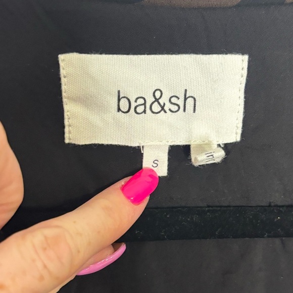 BA&SH Selena Zebra Print High Low Maxi Dress Size Small - Picture 4 of 16